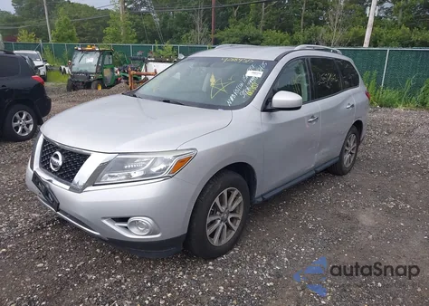 2014 Nissan Pathfinder Sv z USA, uszkodzony, nr VIN 5N1AR2MMXEC732253